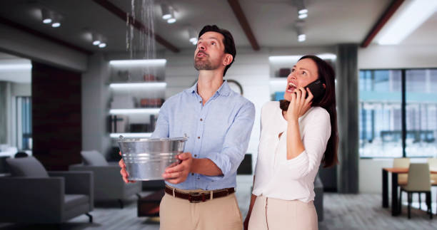 Water damage restoration process in KY